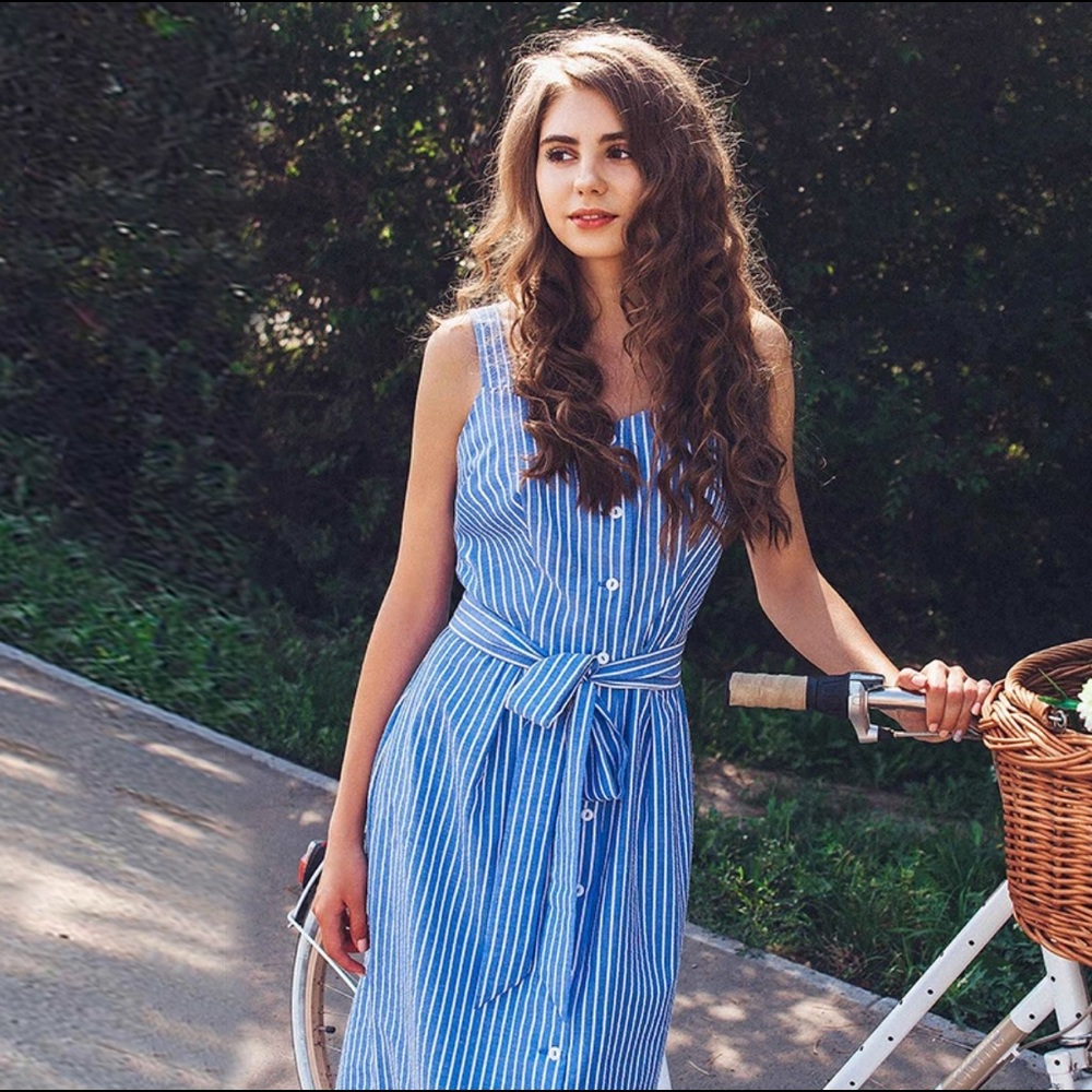 NWT Summer striped dress perfect design ⭐️ - Picture 5 of 6